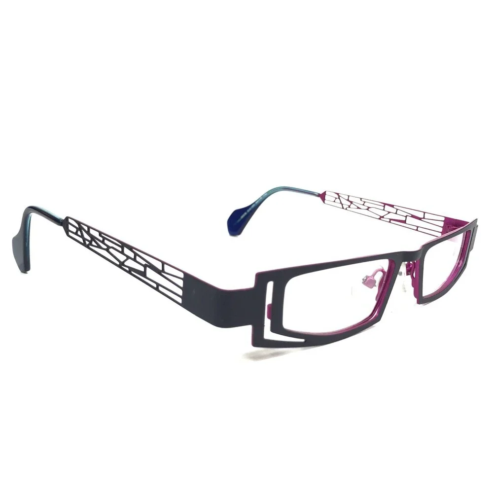 Iyoko-Inyake Eyeglasses Frames IY576 Col.103 Purple Pink Rectangular 44-18-140
